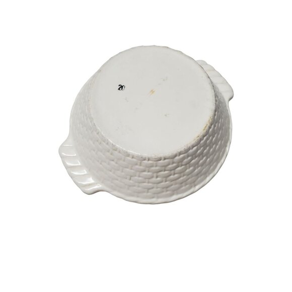 Poppytrail by Metlox Daisy Vegetable Serving bowls 8" with handles- lot of 2 - Picture 7 of 7